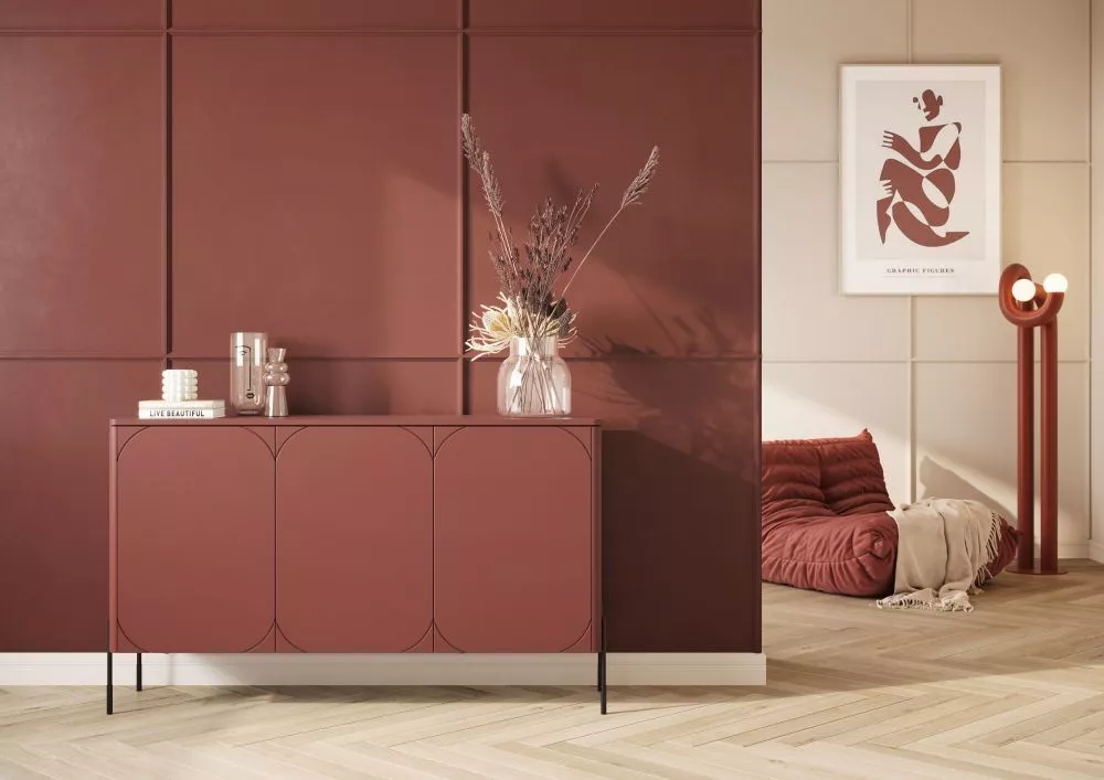 Kumode Sonatia K150 3D4SZ · Sarkans · 154 × 45 × 90 cm
