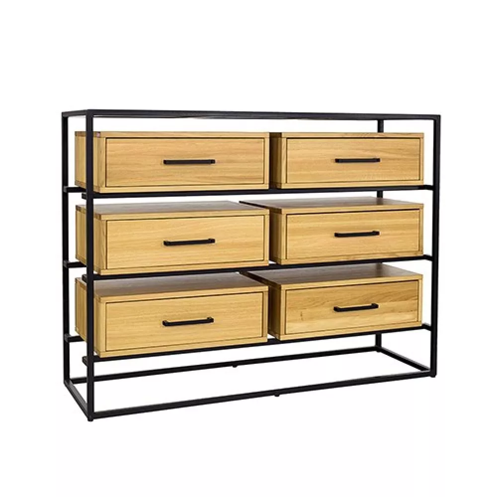 Kumode KD 371 · Ozols · 135 × 42 × 100 cm