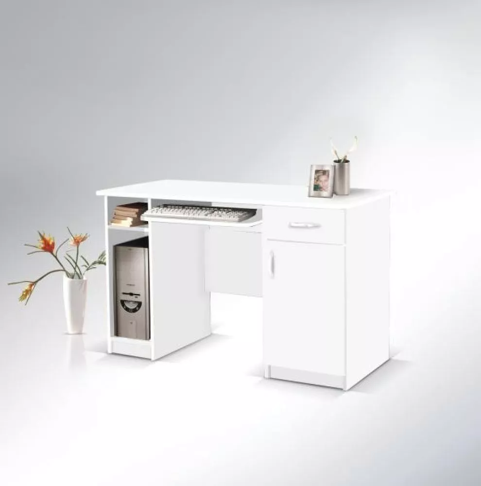 Galds Biurko Max 2 · Balts · 120 × 75 × 60 cm
