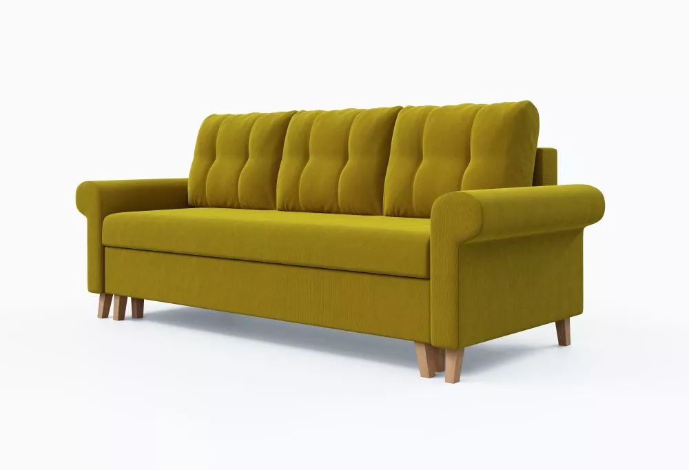 Dīvāns Oslo Sofa standard · Dzeltens · 90 × 240 × 90 cm