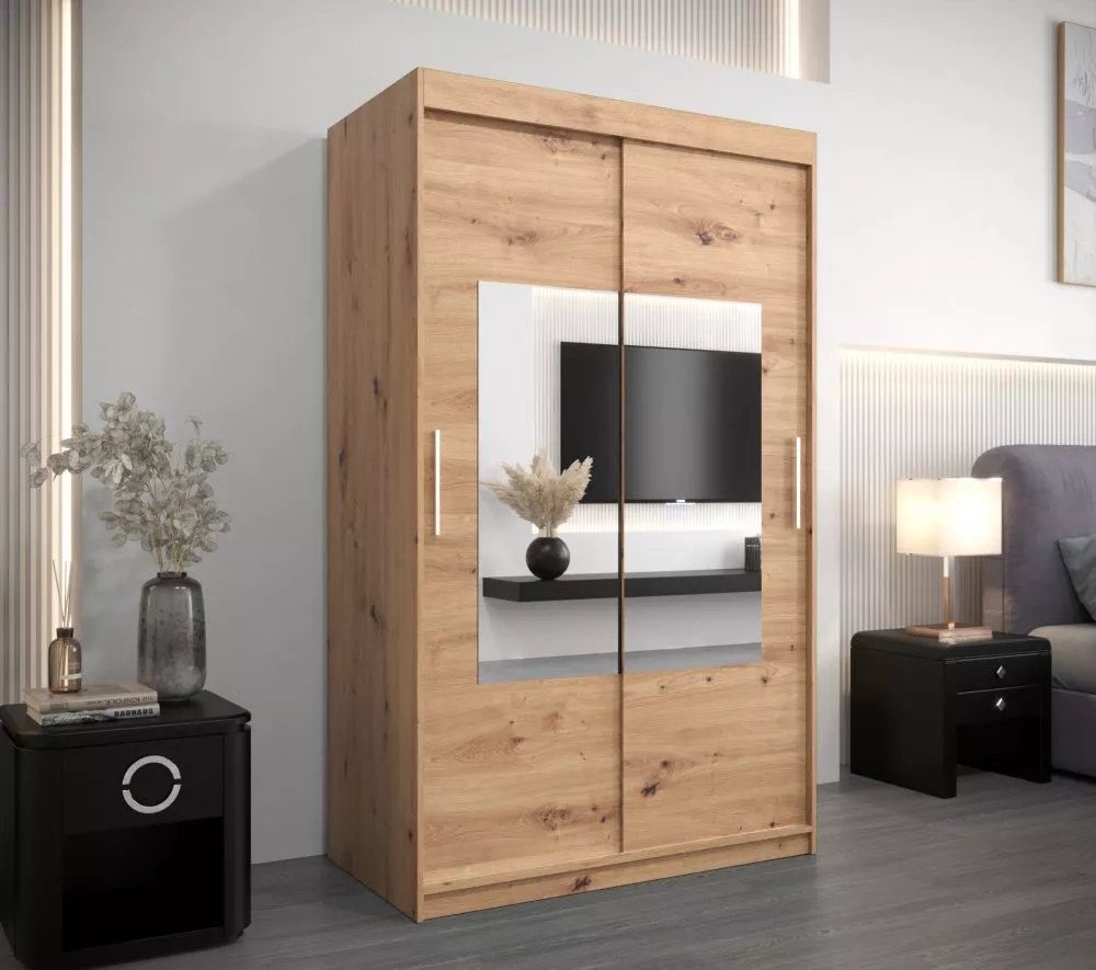 Skapis Torino · Ozols artisan · 120 × 62 × 200 cm
