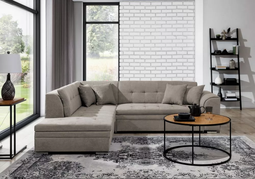 Dīvāns Pieretta Premium Standard · Kapučino · 205 × 260 × 80 cm