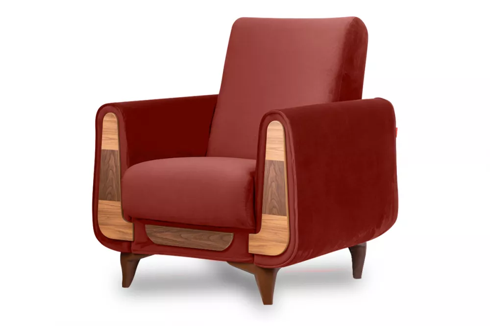 Mīksts krēsls Gustavo 1S Standard · Tumši sarkans · 83 × 81 × 95 cm