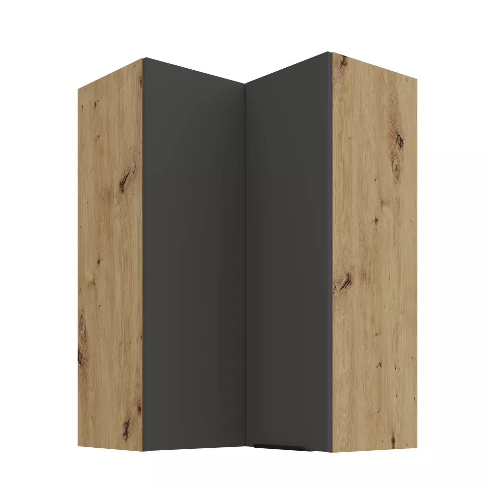 Virtuves skapis Aria Graphite 60x60 GN-90 2F