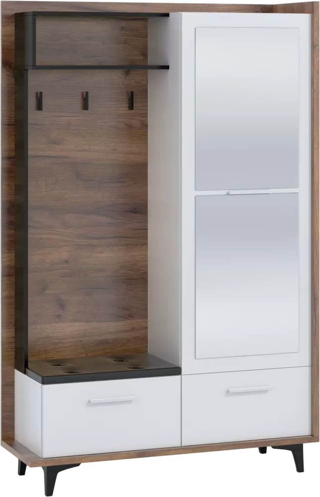 Koridora iekārta Box P3D · 125 × 42 × 195 cm
