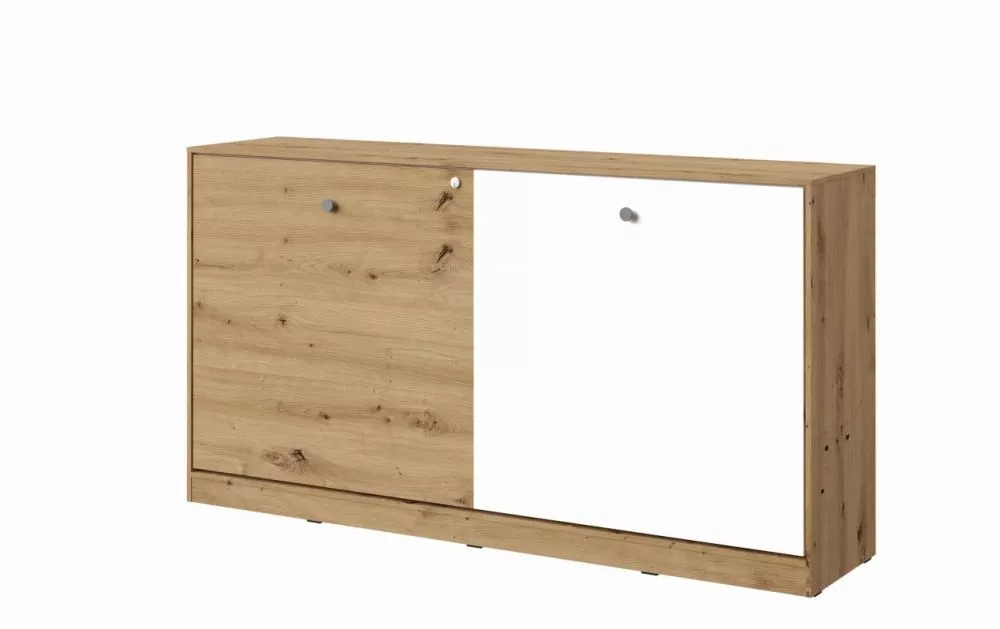 Bērnu gulta Nero 16 90x200 ar stelāžu Guļamvietas platums: 90 cm, Guļamvietas garums: 200 cm, · 214 × 50 × 110 cm