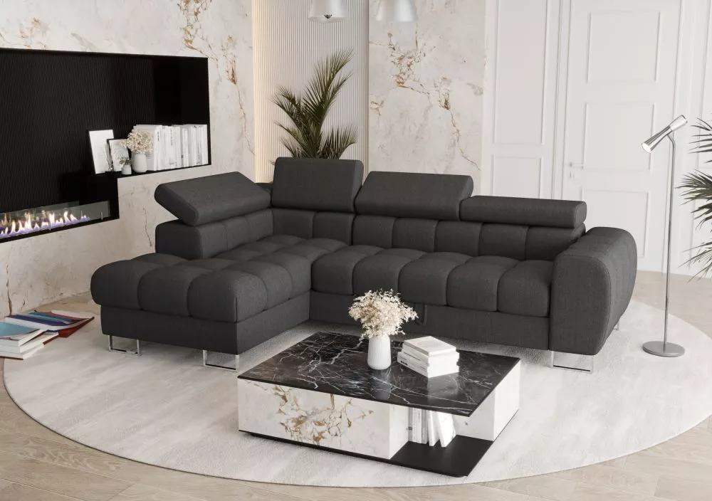 Dīvāns Aspen Mini Standard · Pelēks · 170 × 260 × 74 cm