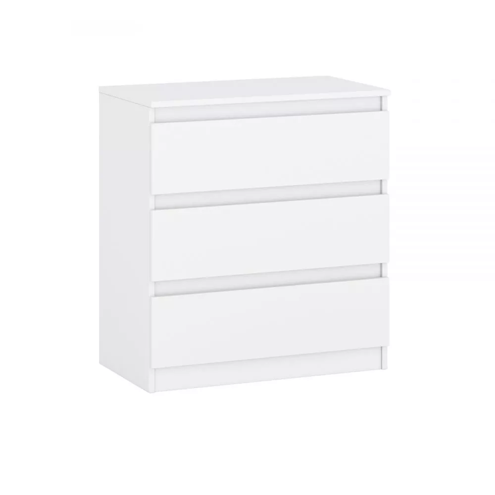 Kumode Marko 3S · Balts · 70 × 40 × 77 cm