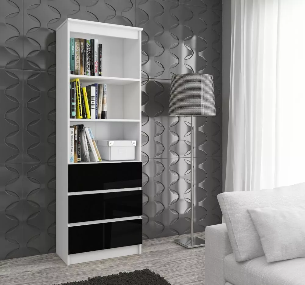 Plaukts R60 3S2P Gloss · 60 × 180 × 35 cm