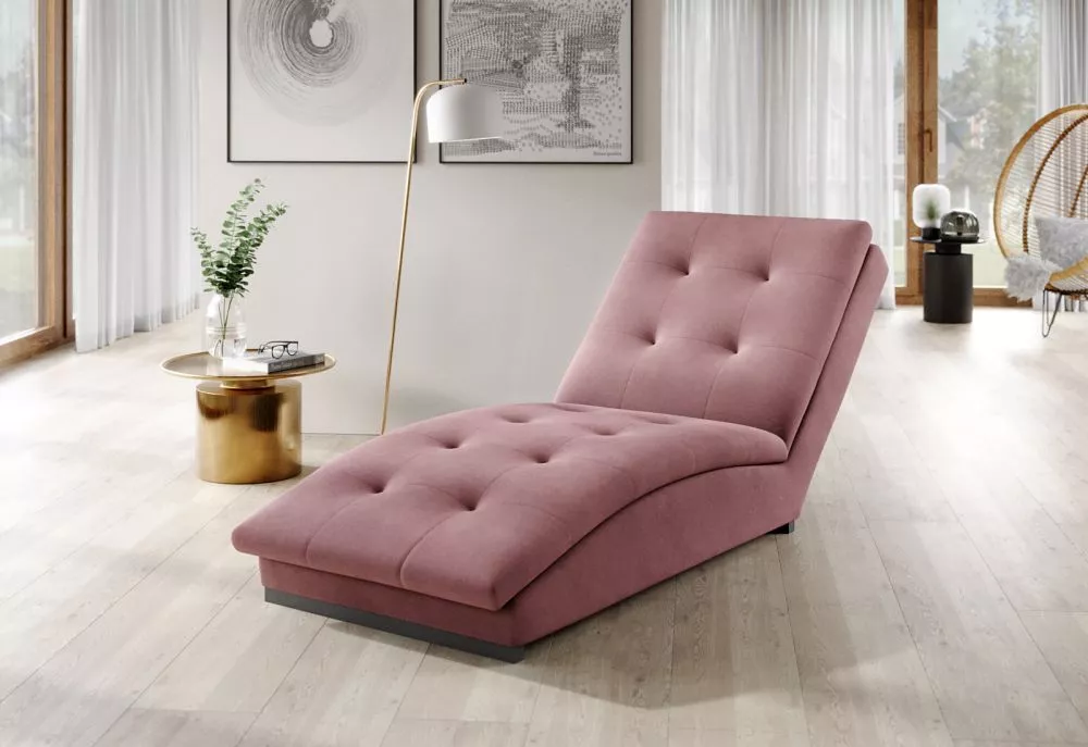 Mīksts krēsls Doro Comfort Standard Sēdvietas dziļums: 116 cm, · Rozā · 85 × 170 × 95 cm