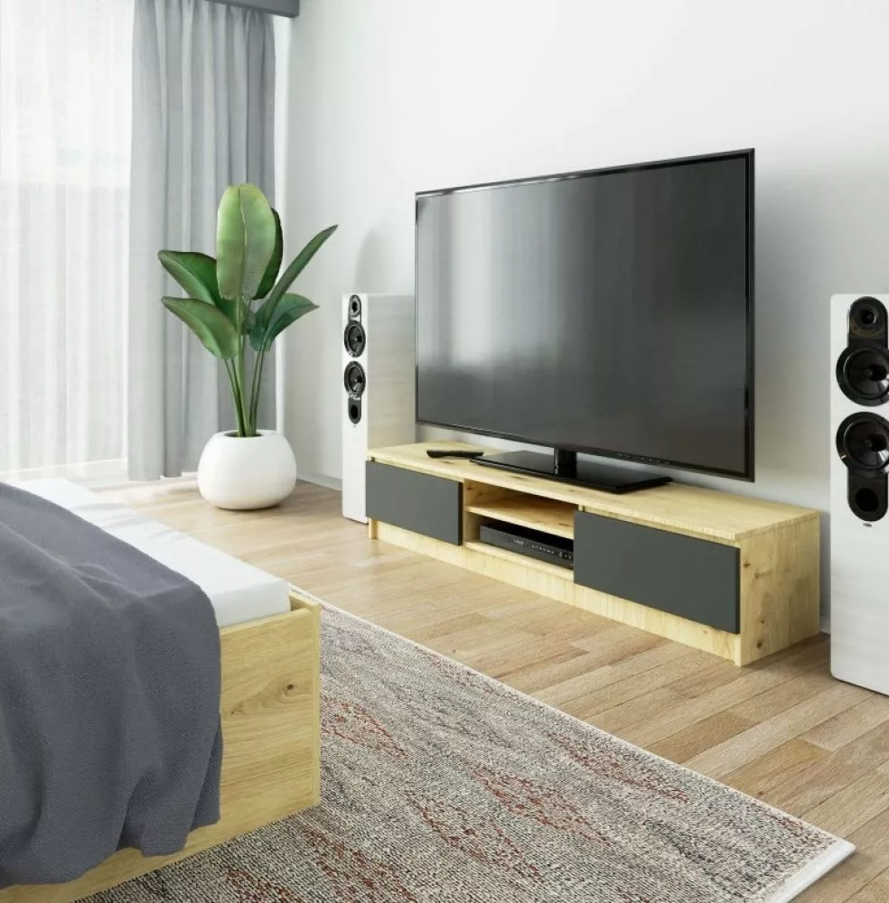 TV tumba RTV 2D1P Long · 160 × 40 × 33 cm