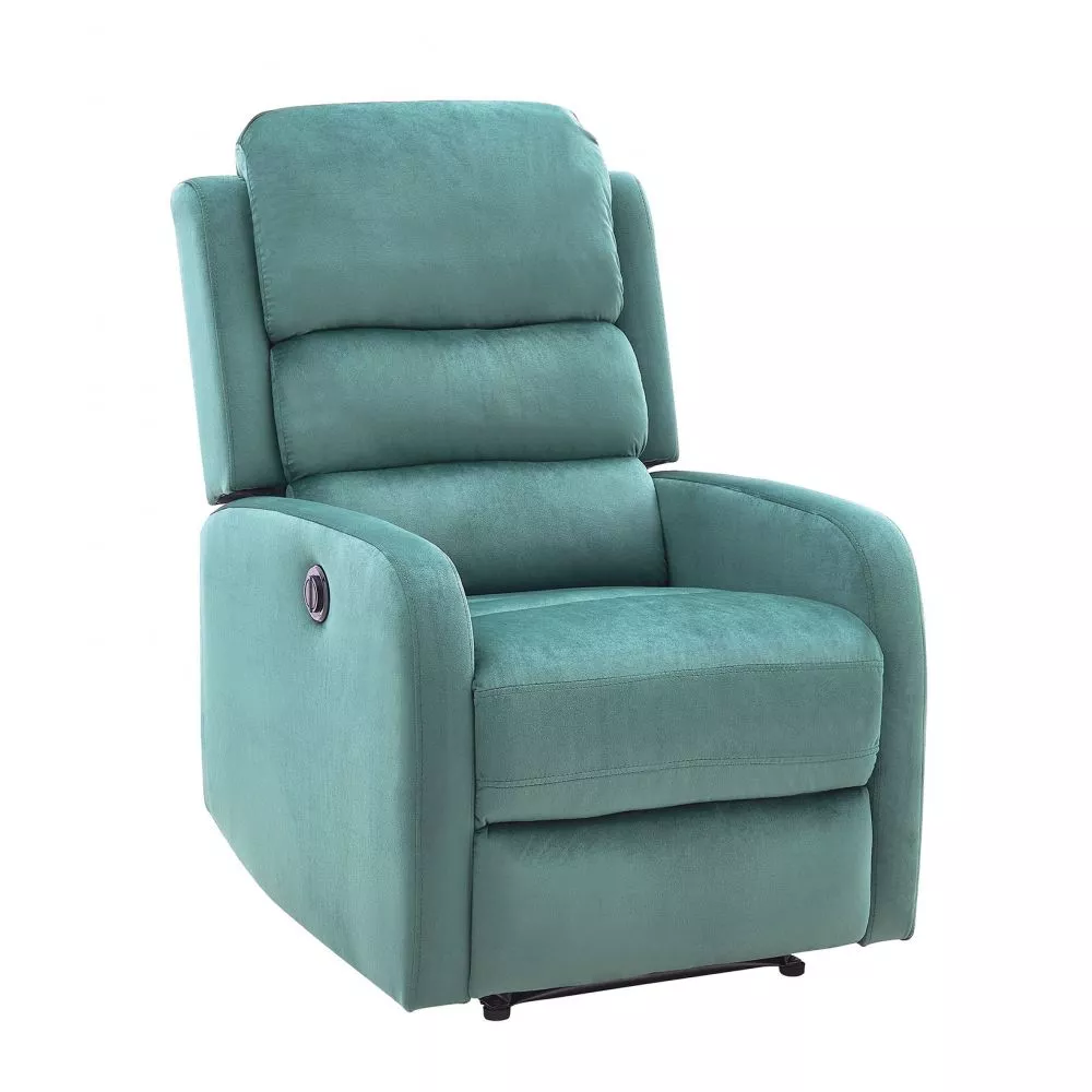 Mīksts krēsls Pegaz Comfort Velvet Sēdvietas dziļums: 53 cm, Maksimālais dziļums: 160 cm, · Zaļš · 64 × 88 × 102 cm