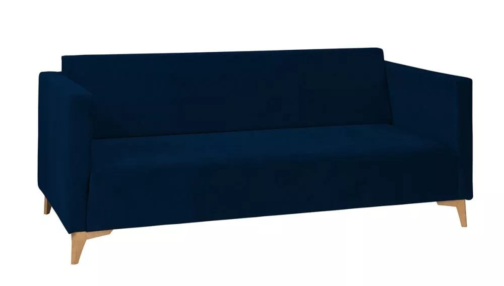 Dīvāns Szafir 3S Standard · Tumši zils · 82 × 176 × 74 cm