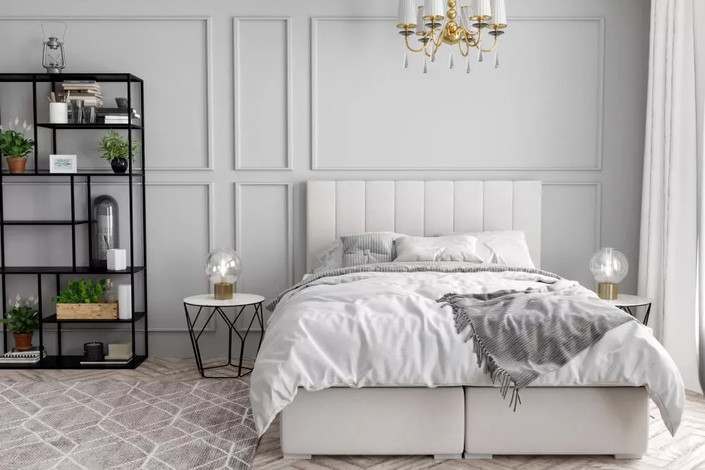 Gulta Puro Boxspring Standard Guļamvietas platums: 160 cm, Guļamvietas garums: 200 cm, · Gaišais krēms · 160 × 207 × 118