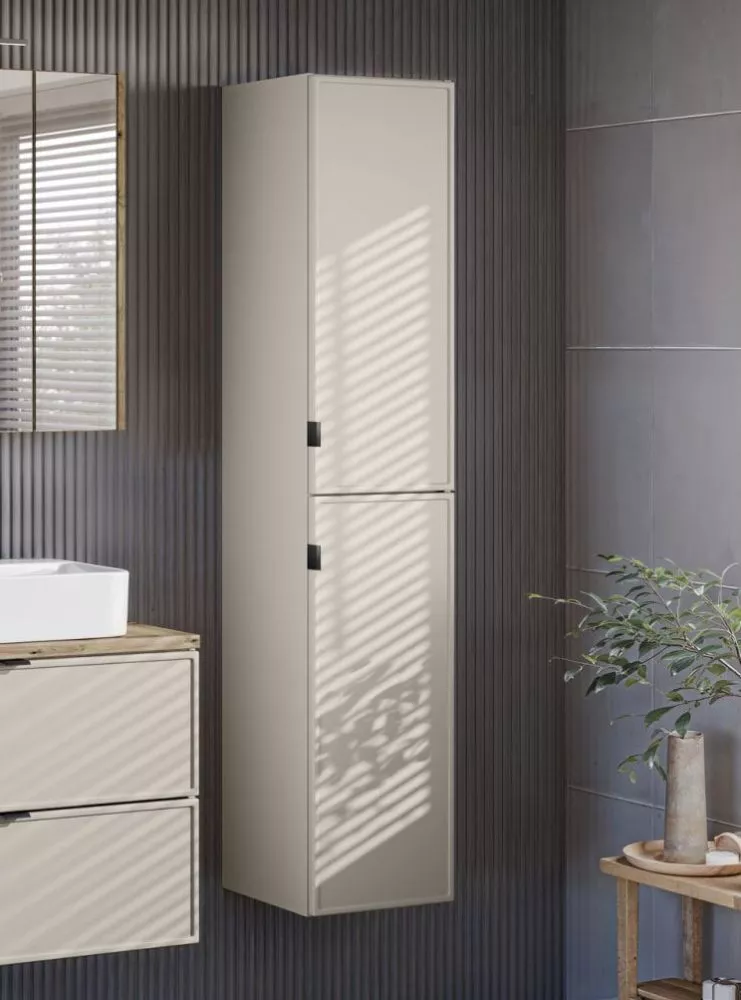 Vannas istabas skapītis Bella Cashmere 80-35-2D · Kašmira · 35 × 170 × 32.9 cm