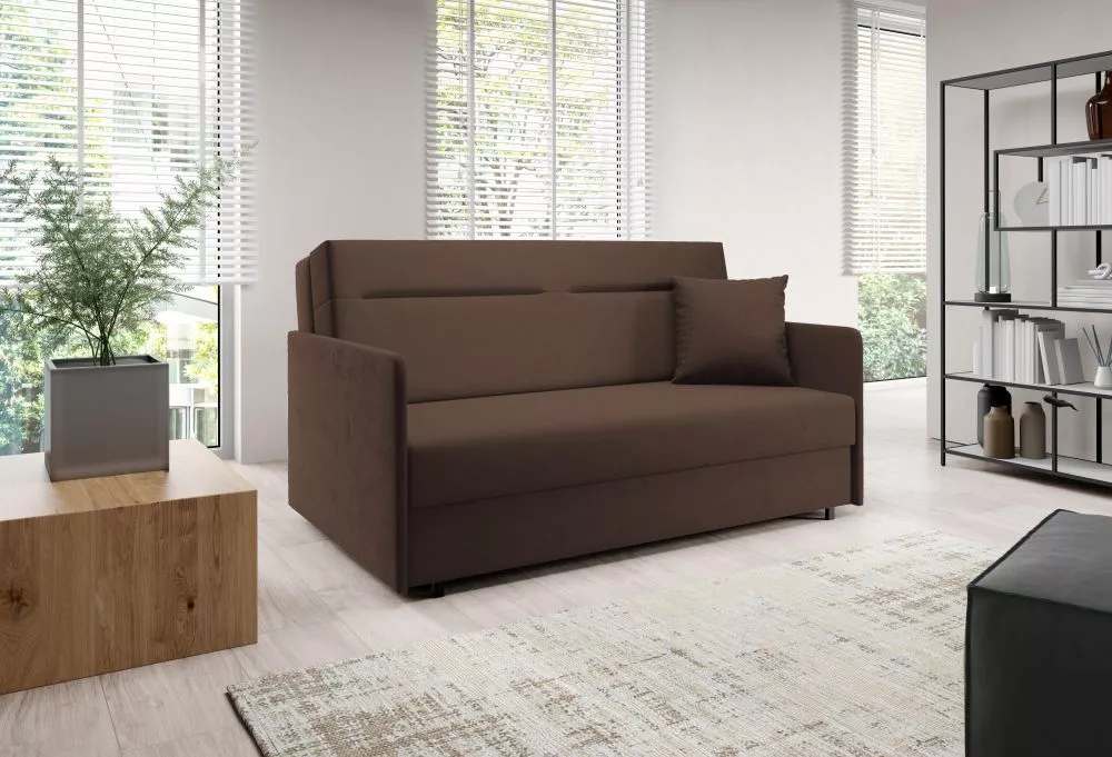 Dīvāns Americano Flore 4 standard · Brūns · 97 × 160 × 85 cm