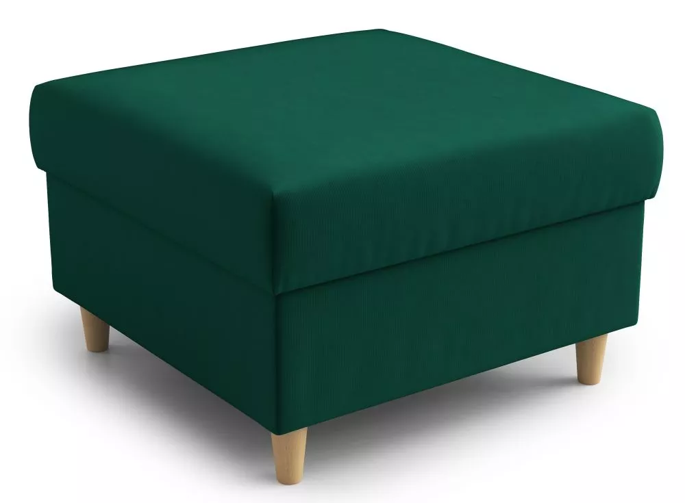 Pufs Puf Standard Auduma numurs: Kronos 19, · Zaļš · 67 × 46 × 67 cm