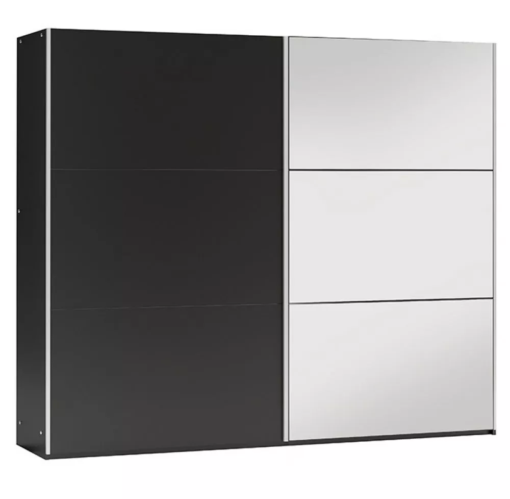 Skapis Vigo Classic · Melns · 250 × 65 × 215 cm