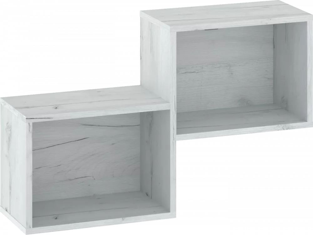 Plaukts Boss BOS-07 · Ozols craft balts · 80 × 50 × 23 cm