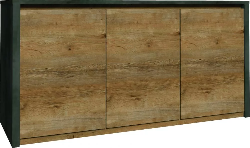 Kumode Montana K3D · Ozols lefkas + pēlēks · 130 × 43 × 80 cm