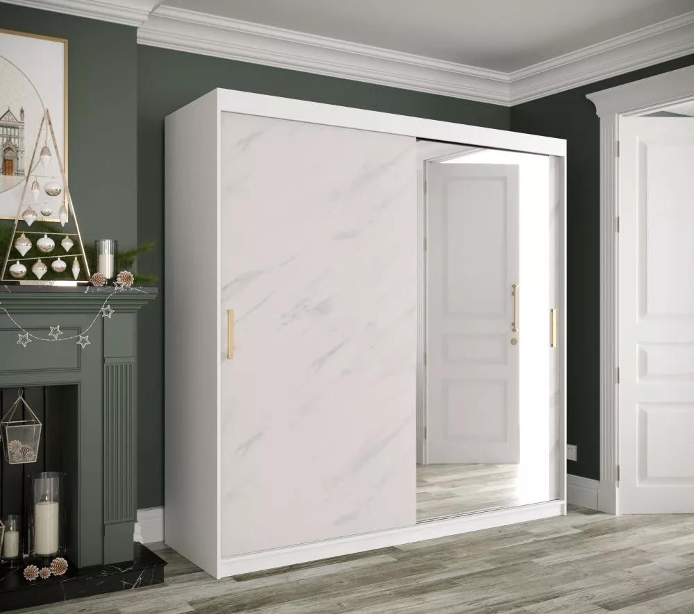 Skapis Marmur T2 · 200 × 62 × 200 cm