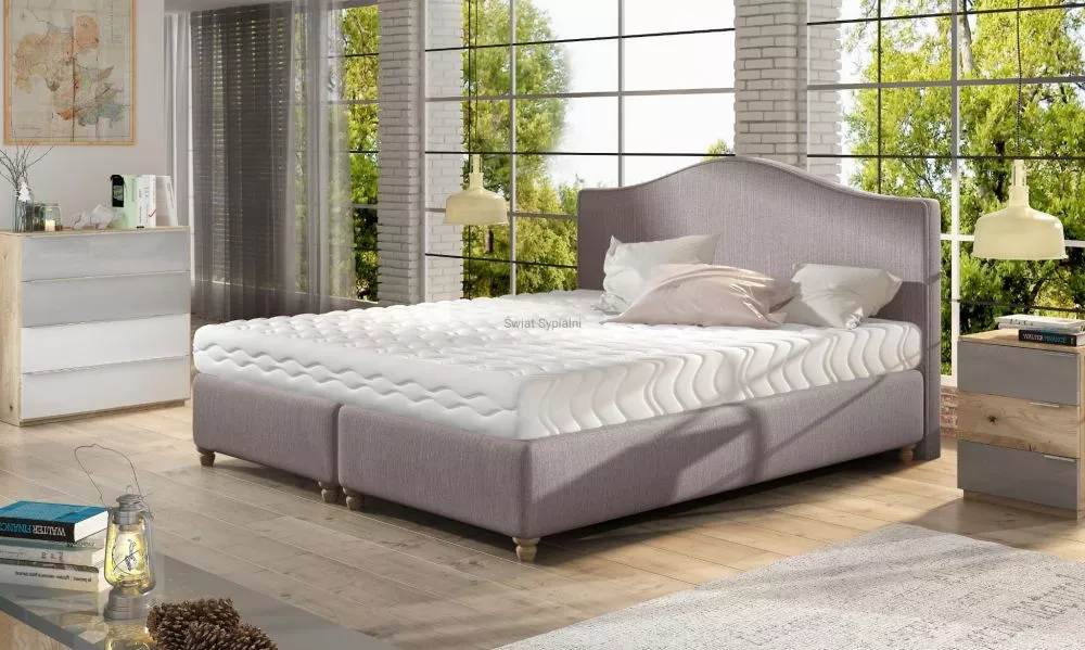 Gulta Clara Standard ar stelāžu Guļamvietas platums: 140 cm, Guļamvietas garums: 200 cm, stelāžas tips: metāla, · Rozā ·