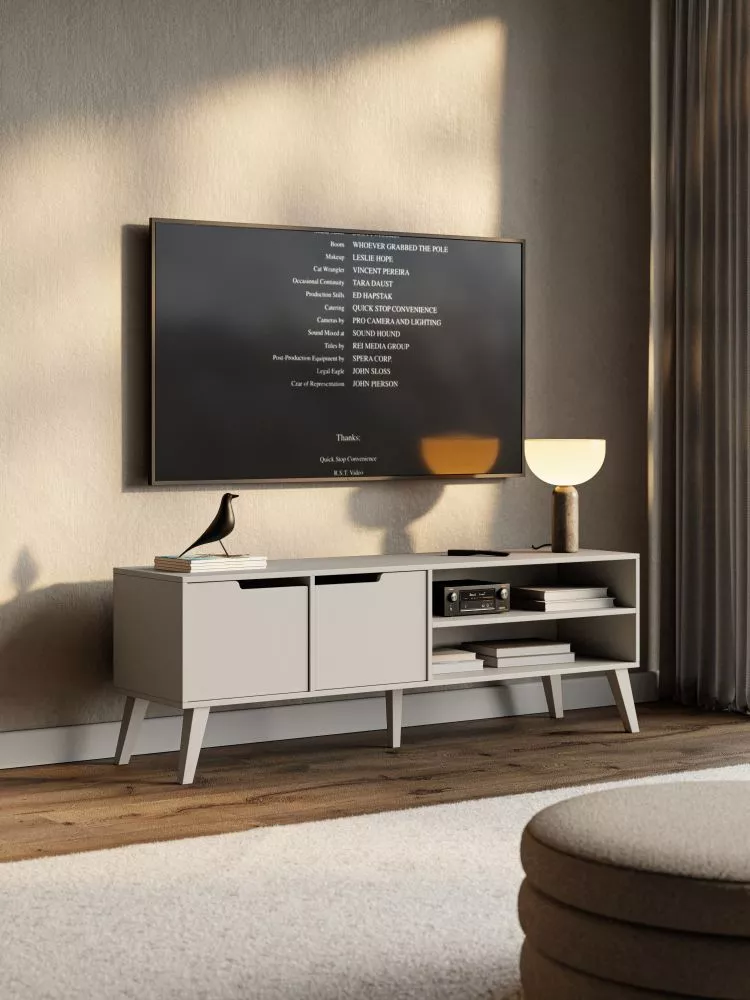 TV tumba Nordelo RTV160 · Kašmira · 160 × 40 × 55 cm