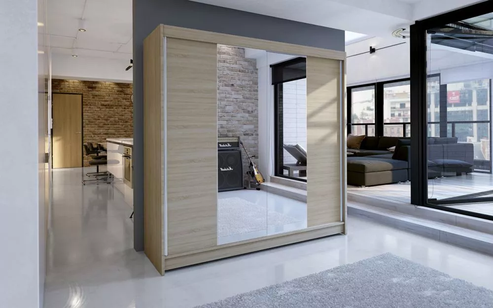Skapis Balance Classic · Sonoma · 180 × 58 × 215 cm