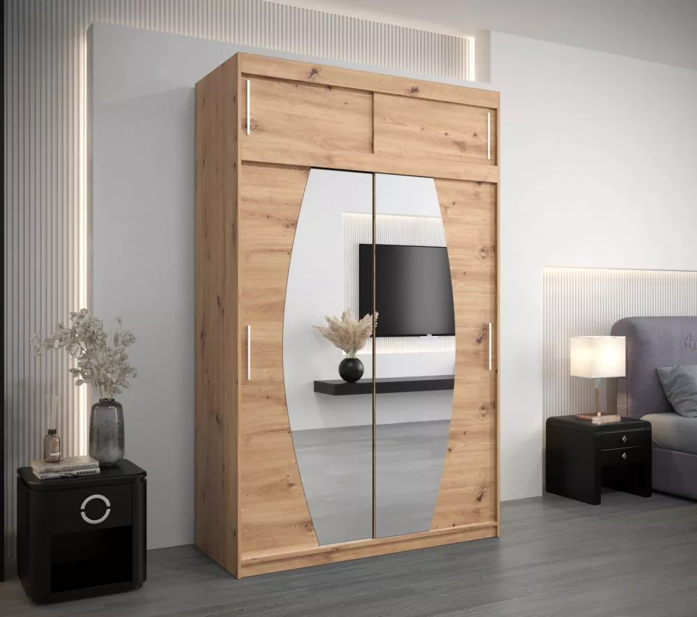 Skapis Elypse Plus · Ozols artisan · 150 × 62 × 240 cm