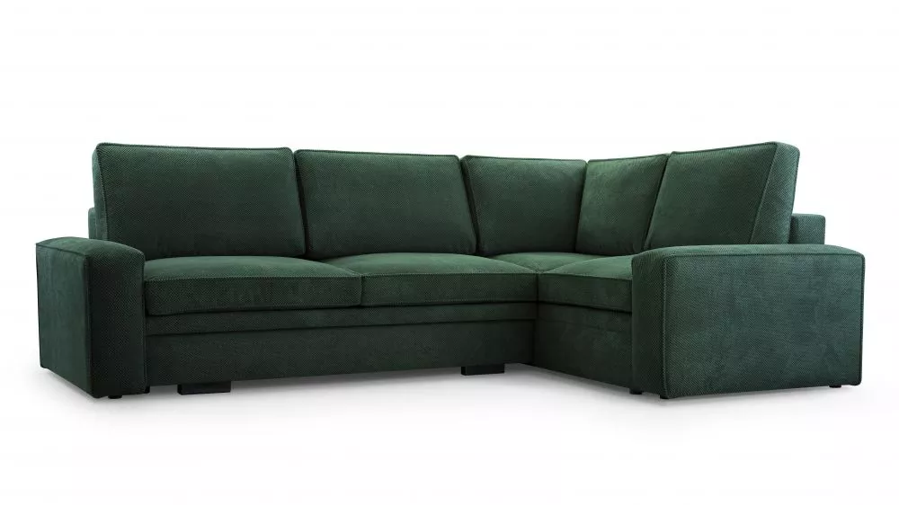 Dīvāns Toledo Onega Standard · Tumši zaļš · 196 × 296 × 94 cm