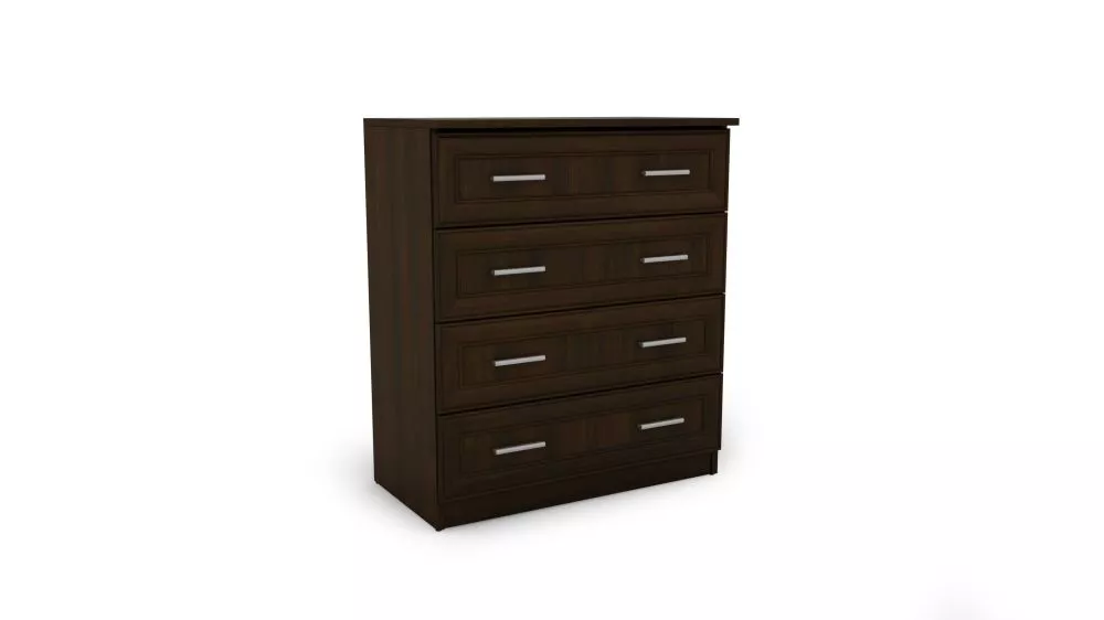 Kumode K 80 · Tumšais rieksts · 80 × 45 × 92 cm