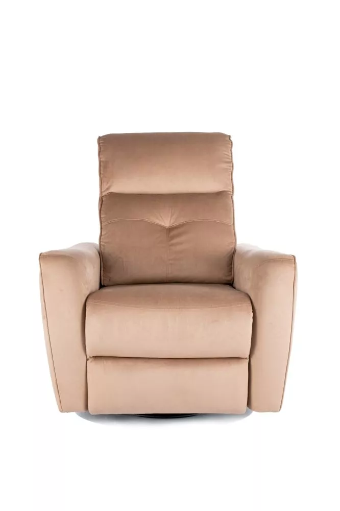 Mīksts krēsls Helios M Velvet Sēdvietas dziļums: 51 cm, Maksimālais dziļums: 160 cm, · Bēšs · 89 × 93 × 106 cm