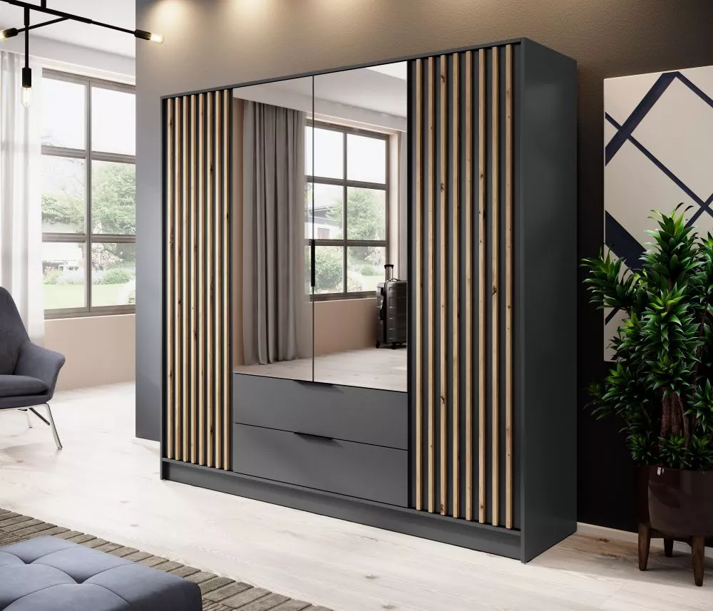 Skapis Nelly Premium Lamela · 205 × 51 × 200 cm