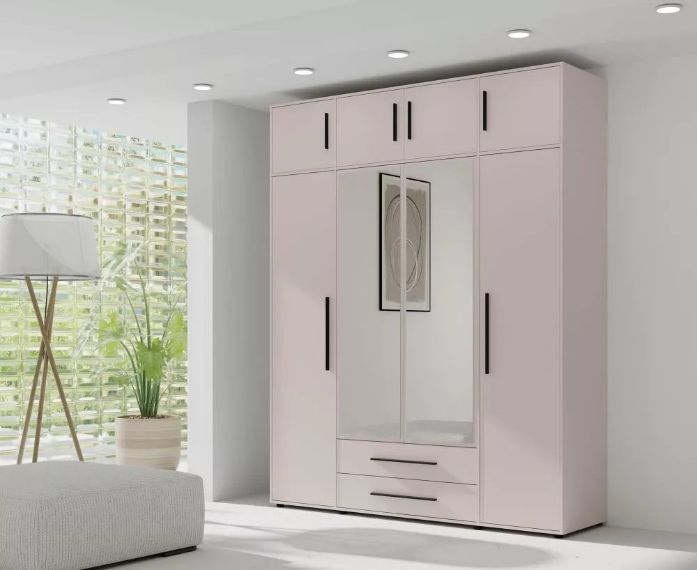 Skapis Maxione MX-13 Premium · Kašmira · 198 × 59 × 248.5 cm