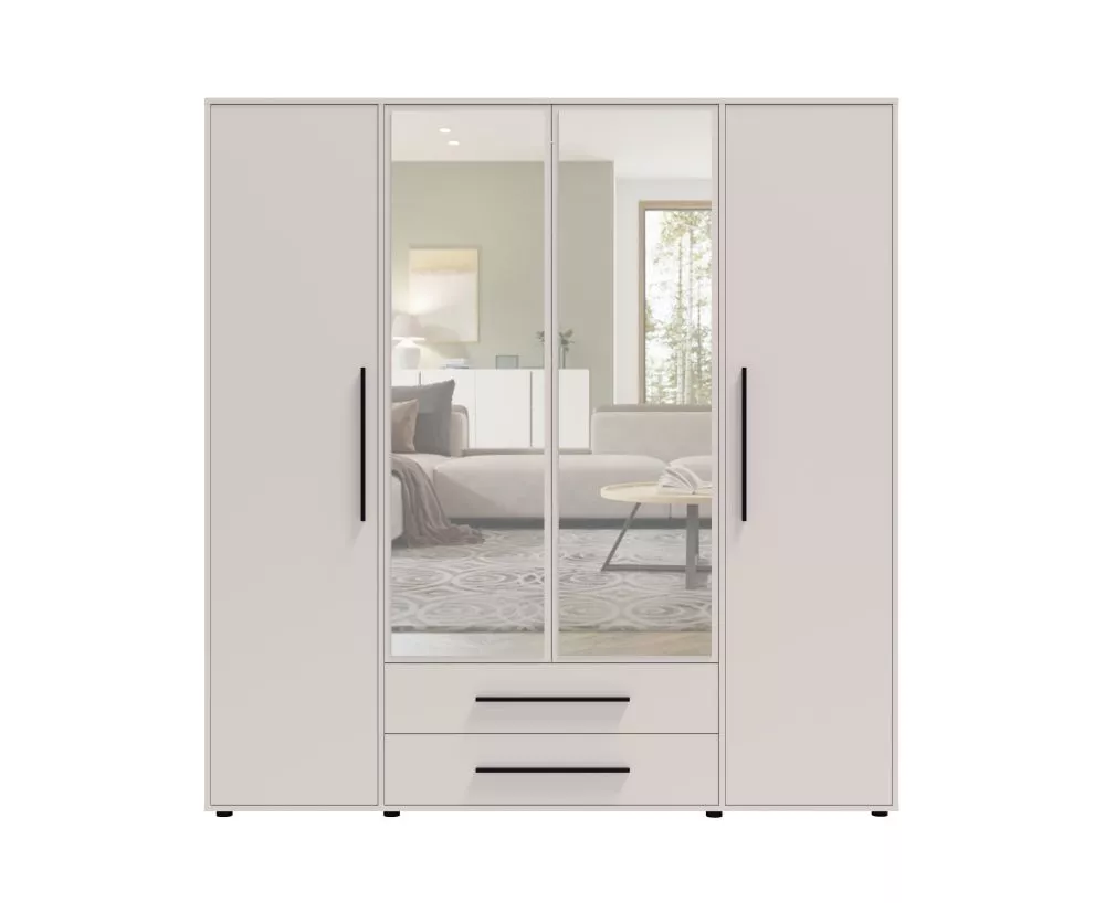 Skapis Maxione MX-13 · Kašmira · 198 × 59 × 206 cm