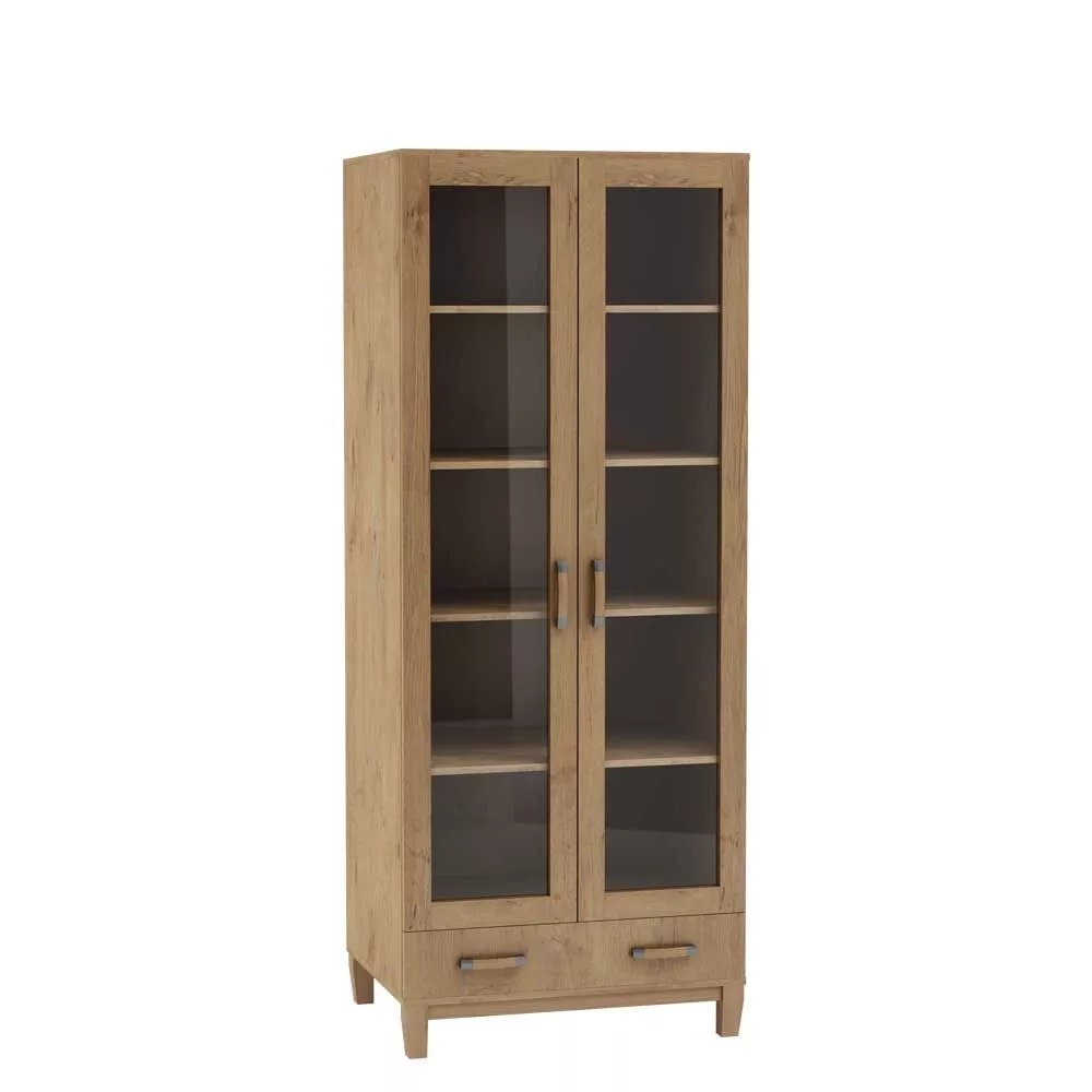 Grāmatu skapis Tosca TC-WI · Ozols lancelots · 80 × 40 × 200 cm