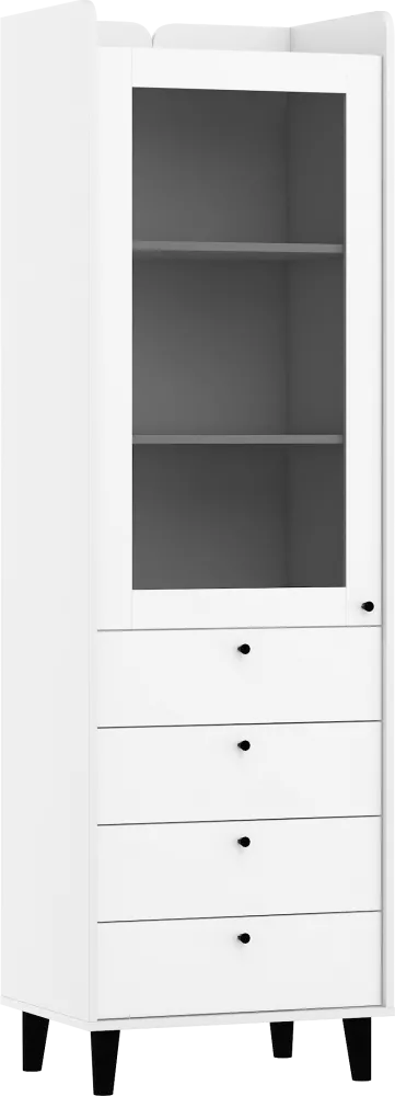 Sekcija Dolce DOL-27 Korpusa krāsa: balts, · 60 × 46 × 195 cm