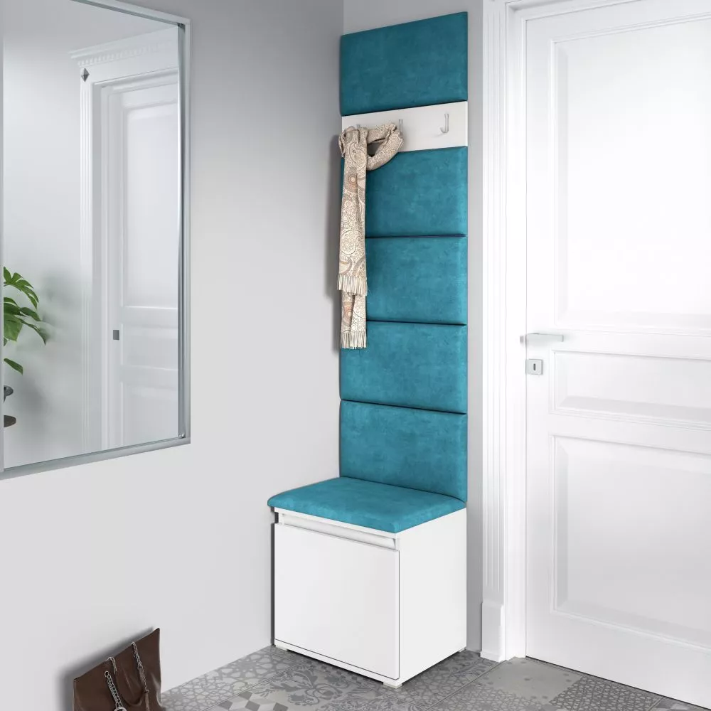 Apavu plaukts Emi 7 Trinity Korpusa krāsa: balts, · 50 × 215 × 40 cm