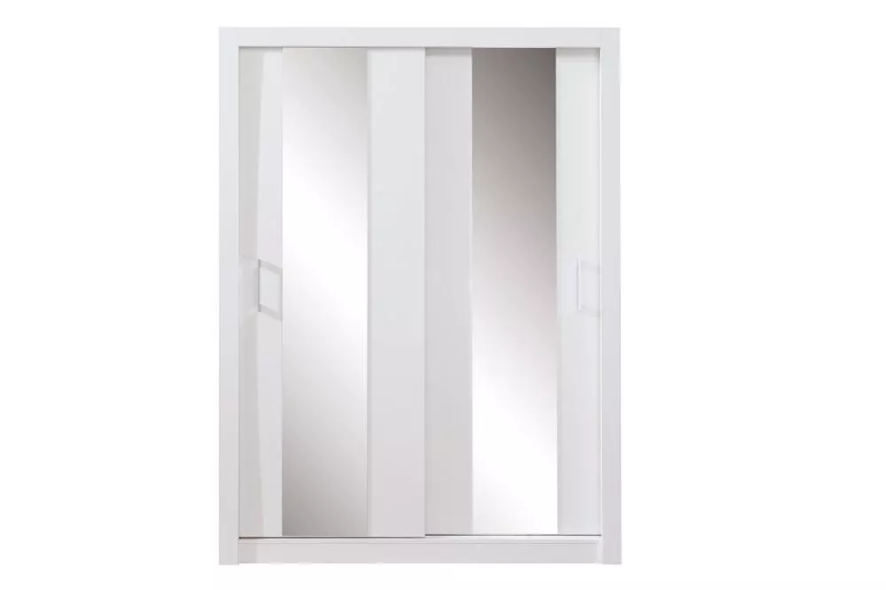 Skapis Duca DC3 · Balts spīdums · 160 × 60 × 215 cm
