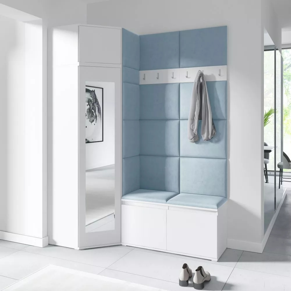 Apavu plaukts Emi 37 Trinity Korpusa krāsa: balts, · 170 × 225 × 70 cm