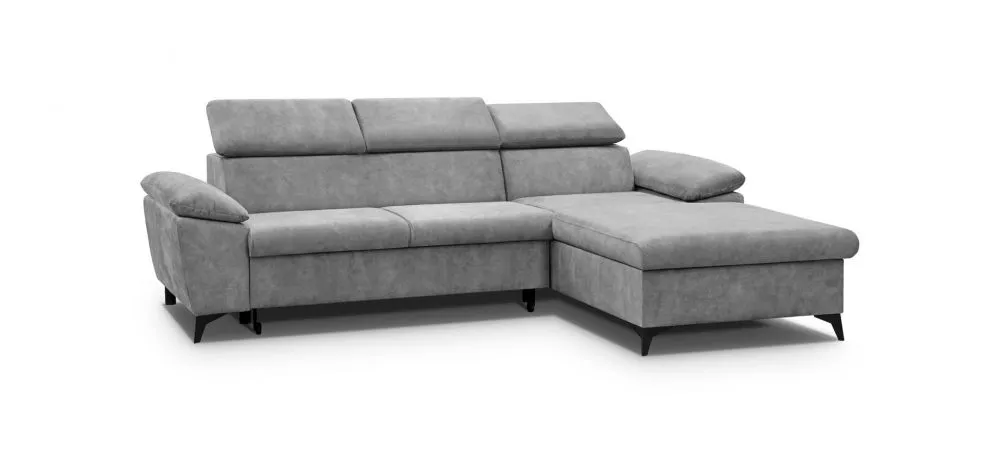 Dīvāns Colin Premium Standard · Gaiši pelēks · 192 × 274 × 86 cm