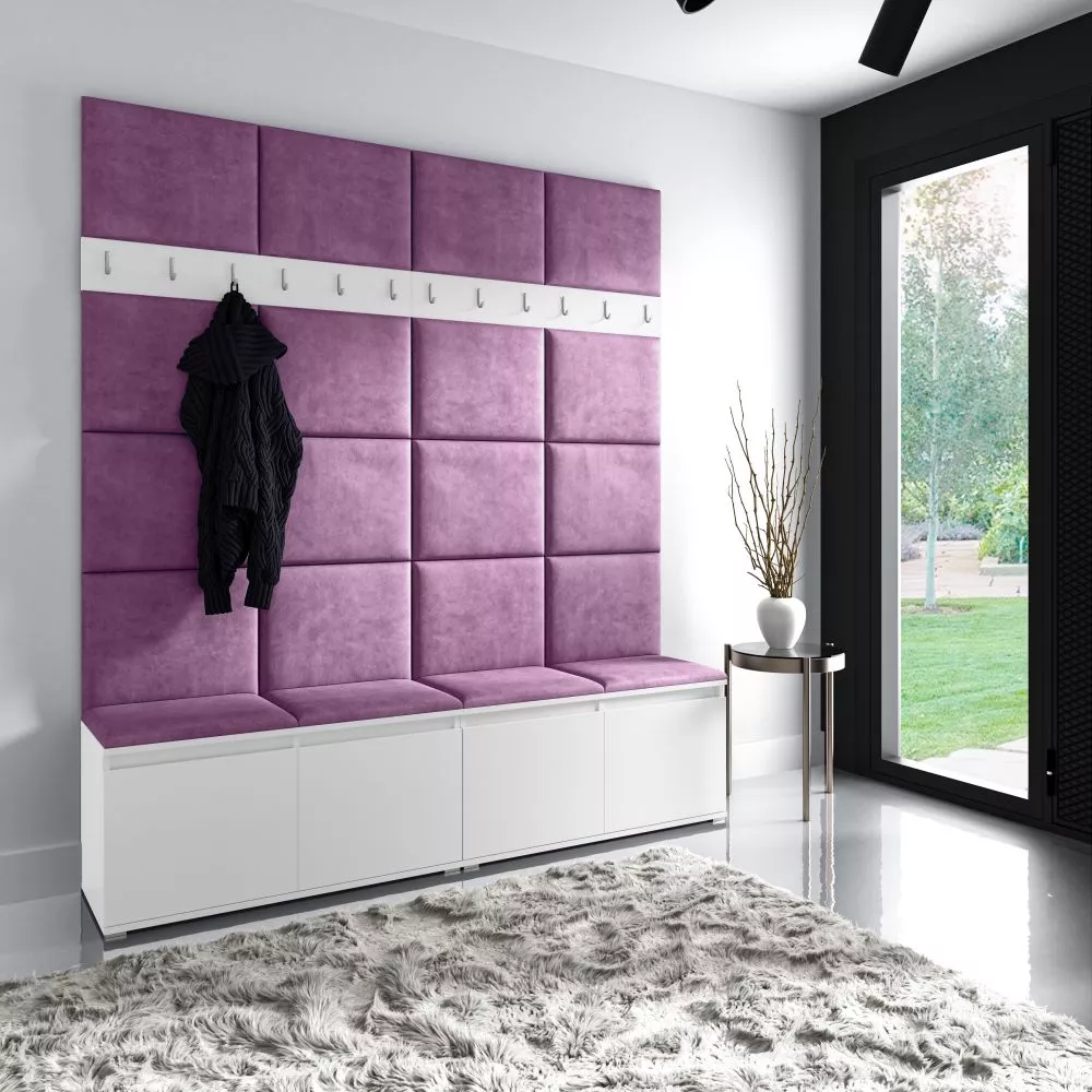 Apavu plaukts Emi 4 Trinity Korpusa krāsa: balts, · 200 × 225 × 40 cm