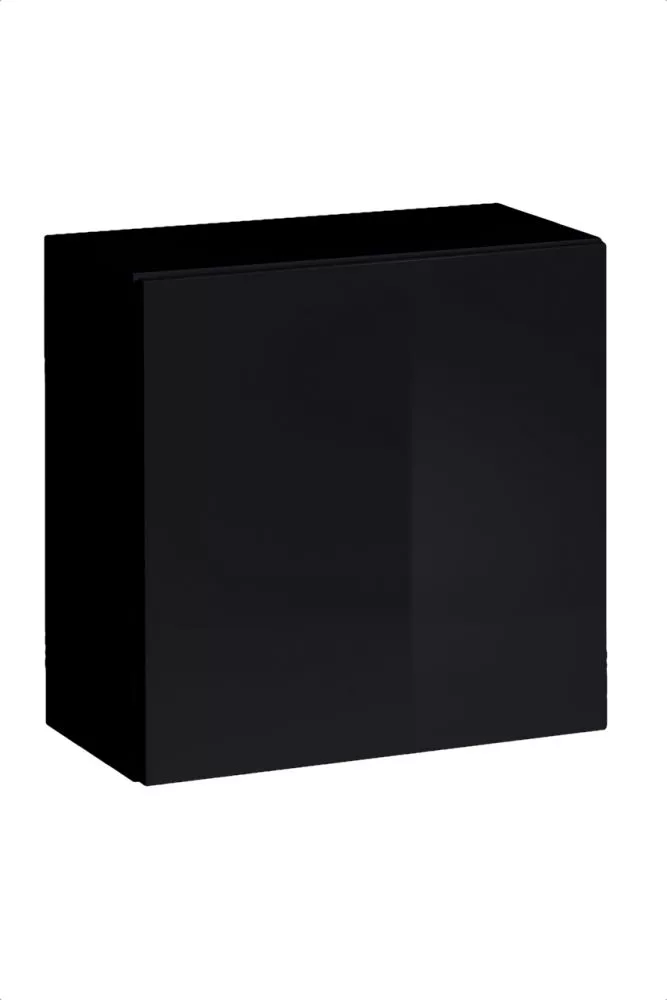 Plaukts Switch SW3 · Melna · 60 × 60 × 30 cm