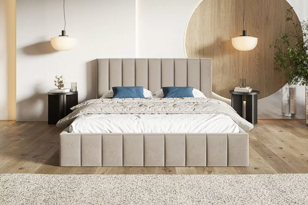 Gulta Gold 10 standard ar stelāžu Guļamvietas platums: 120 cm, Guļamvietas garums: 200 cm, stelāžas tips: koka, · Gaiši 