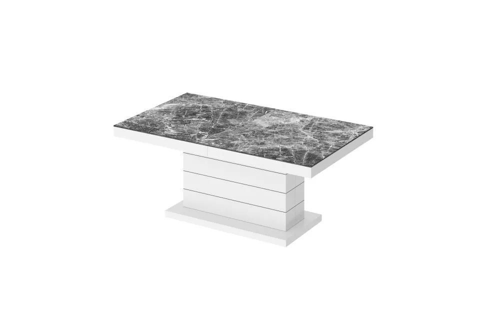 Žurnālgalds Matera Lux Gloss Korpusa krāsa: tumšais marmors, · 120 × 70 × 50 cm