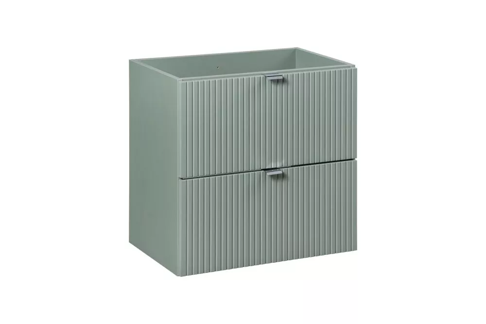Vannas istabas skapītis Line Reed Green 82-2S · Zaļi pelēks · 60 × 57 × 39 cm