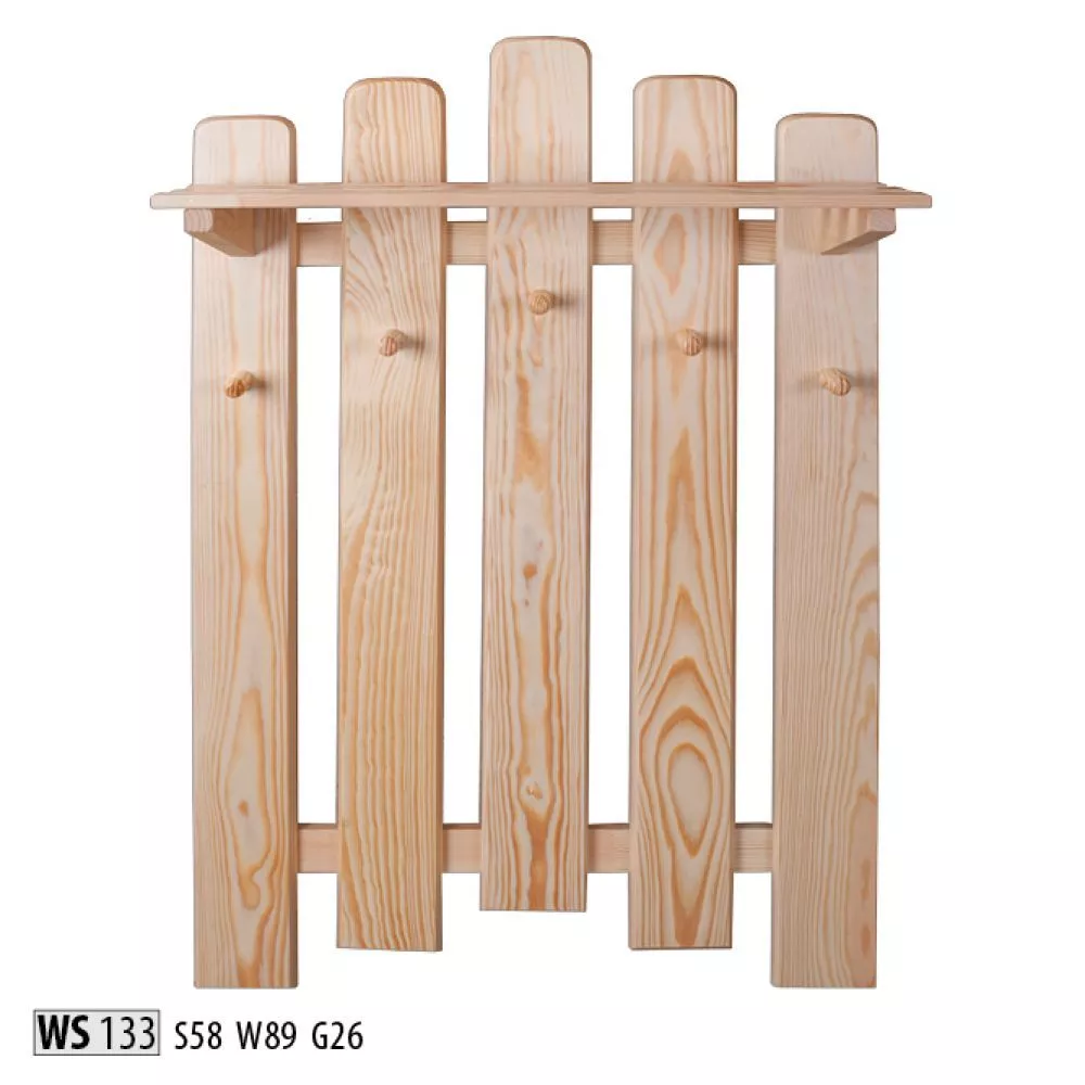 Plaukts WS 133 · Priede · 58 × 89 × 26 cm