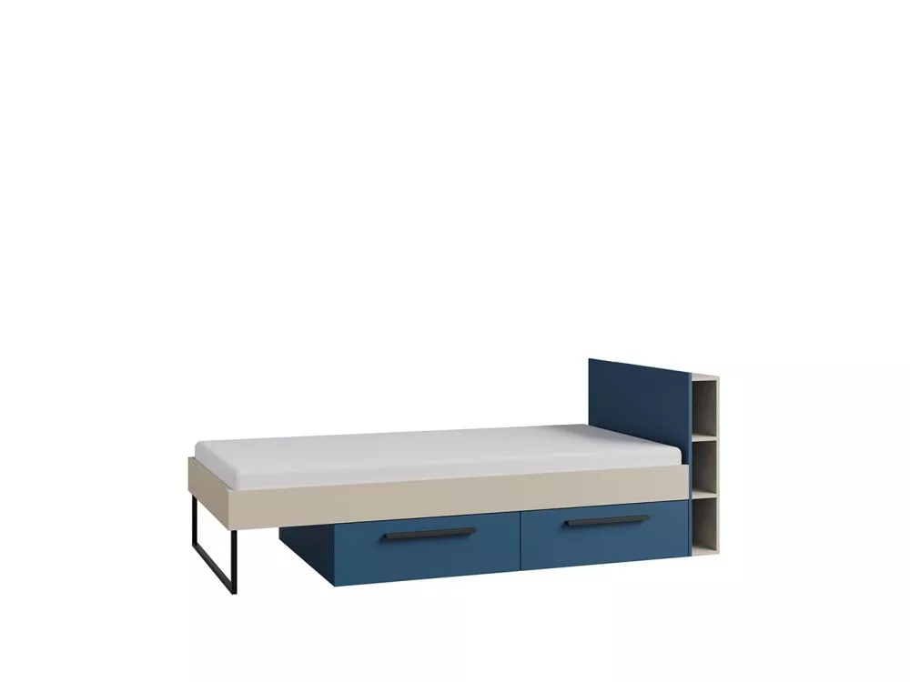 Bērnu gulta Lorin 11 Puse: labā, Guļamvietas platums: 90 cm, Guļamvietas garums: 200 cm, · 94 × 218 × 81 cm