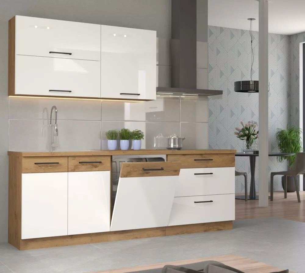 Virtuves komplekts Vigo Gloss 4 Materiāls : MDF + LKSP plātne,