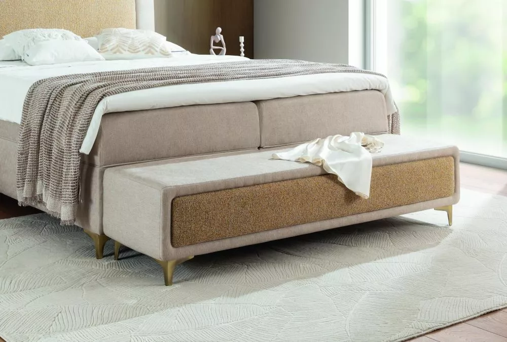 Pufs Esito Comfort Auduma numurs: Toronto 01 + Puente 41, · 142 × 37 × 44 cm